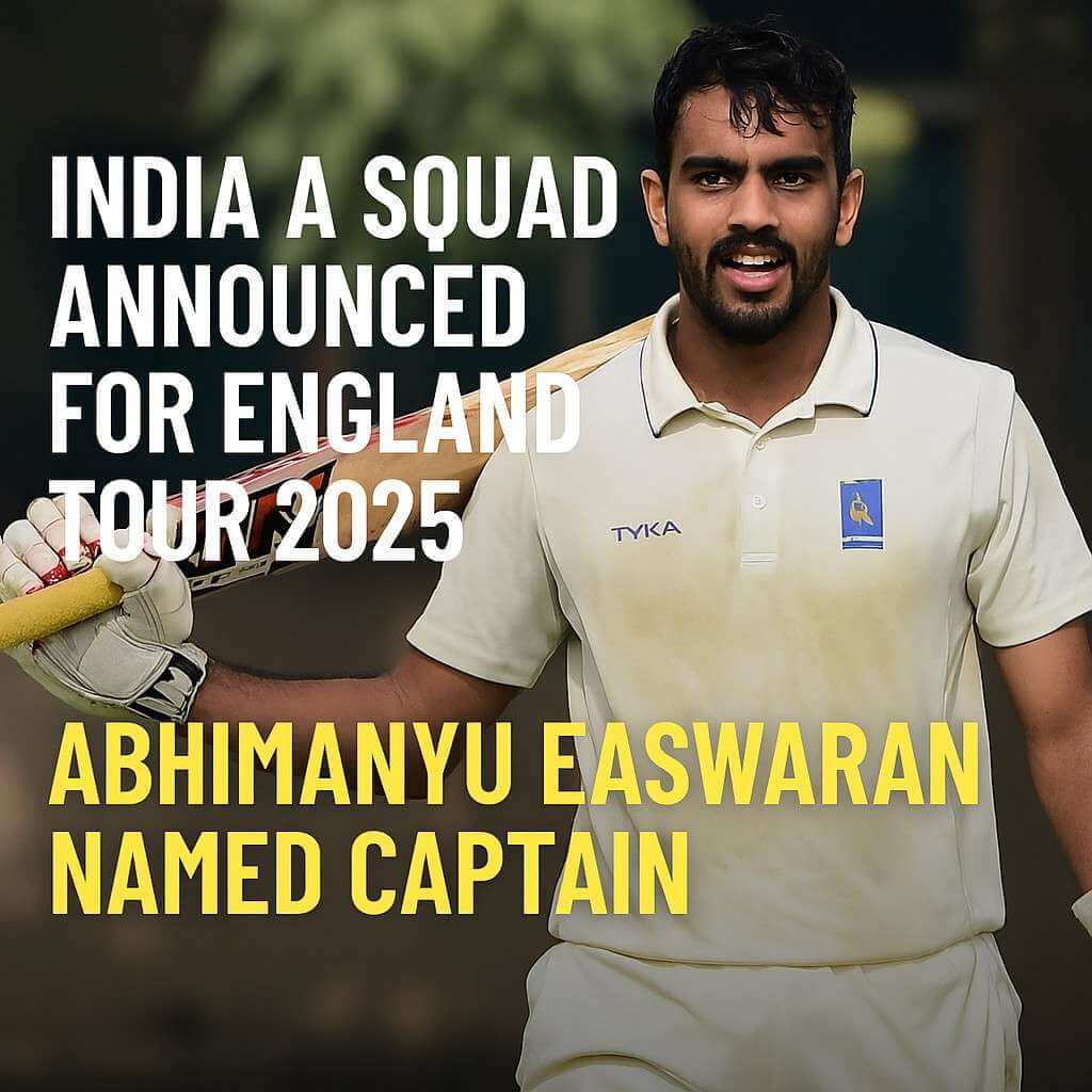 Abhimanyu Easwaran captain